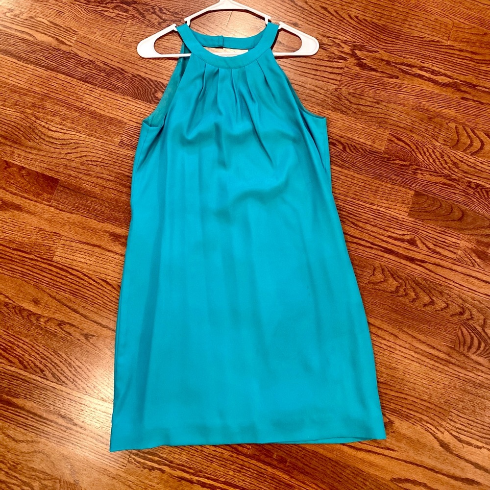 JCrew size 6 women’s teal/jade silk dress